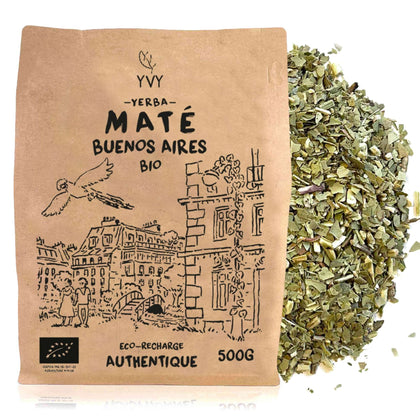 yerba maté authentique coupe argentine avec tige bio et demeter séchage sans fumée le meilleur maté intense