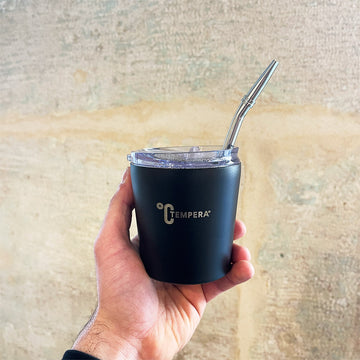 calebasse avec couvercle et bombilla tempera