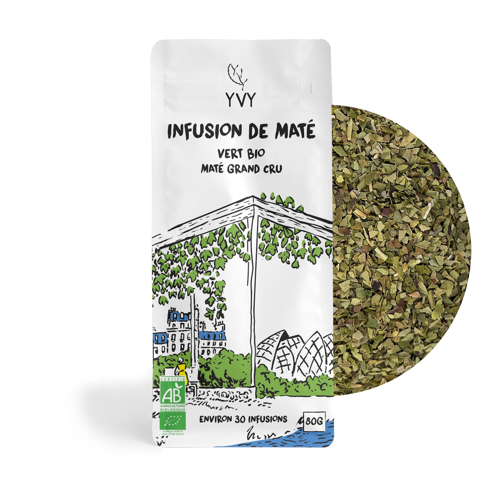 thé maté infusion yerba maté vert grand cru