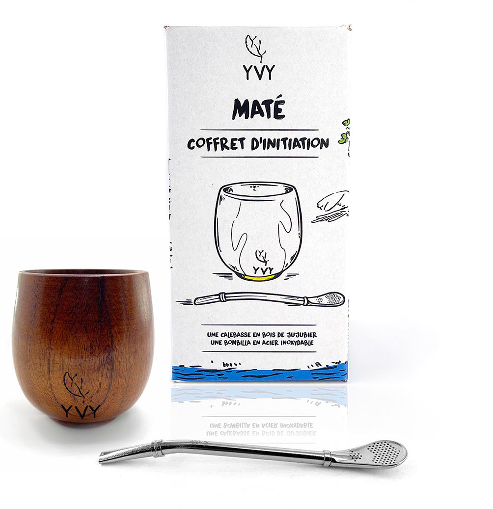 coffret mate initiation yerba calebasse bombilla