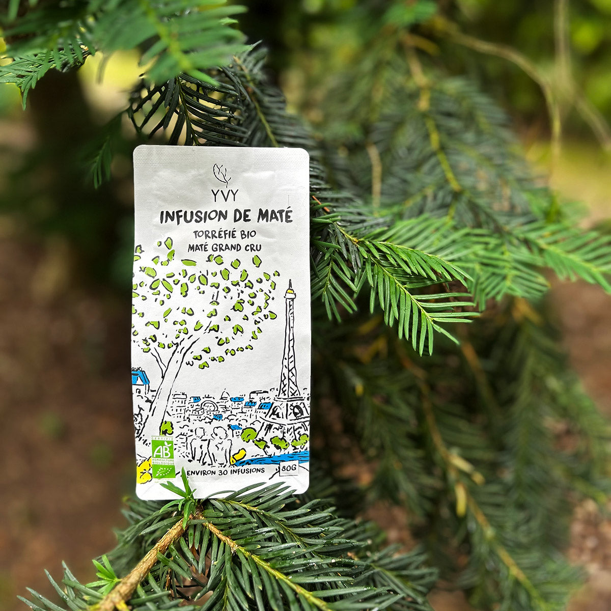 thé maté torréfié bio yvy infusion