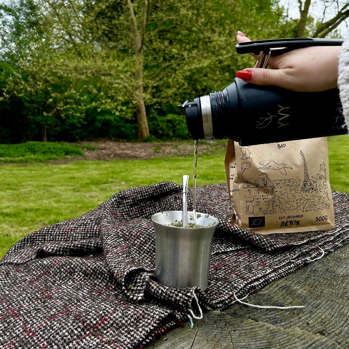 thermos à maté tempera bec verseur yvy
