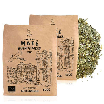 yerba maté authentique coupe argentine maté intense avec tige non fumé et bio