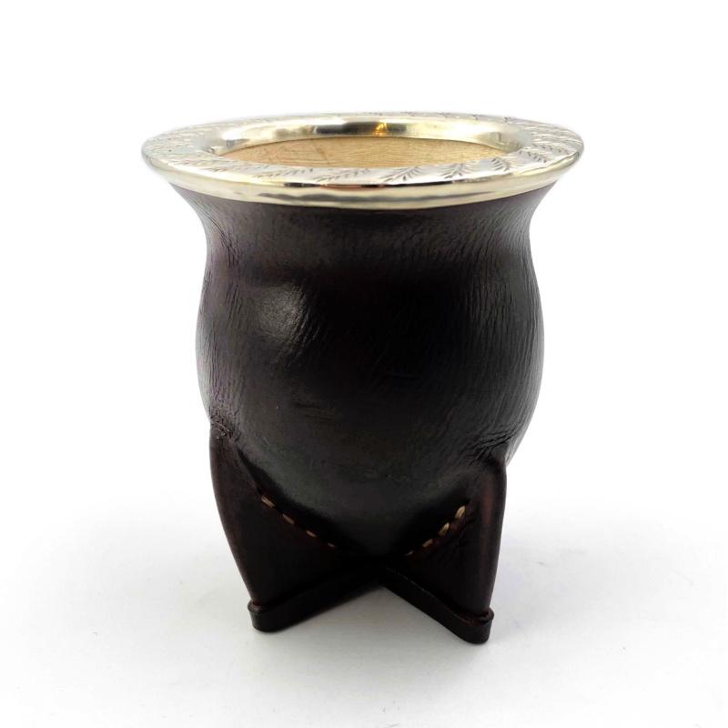 calebasse à maté gravée en alpaca yvy maté