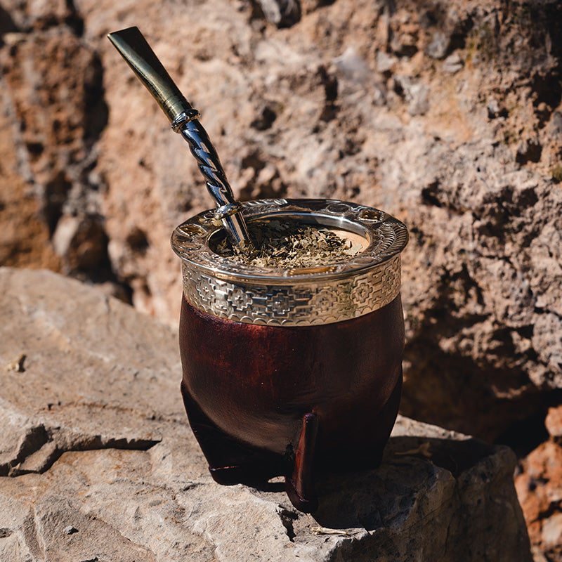 calebasse à maté impériale luxe fabrication main yvy