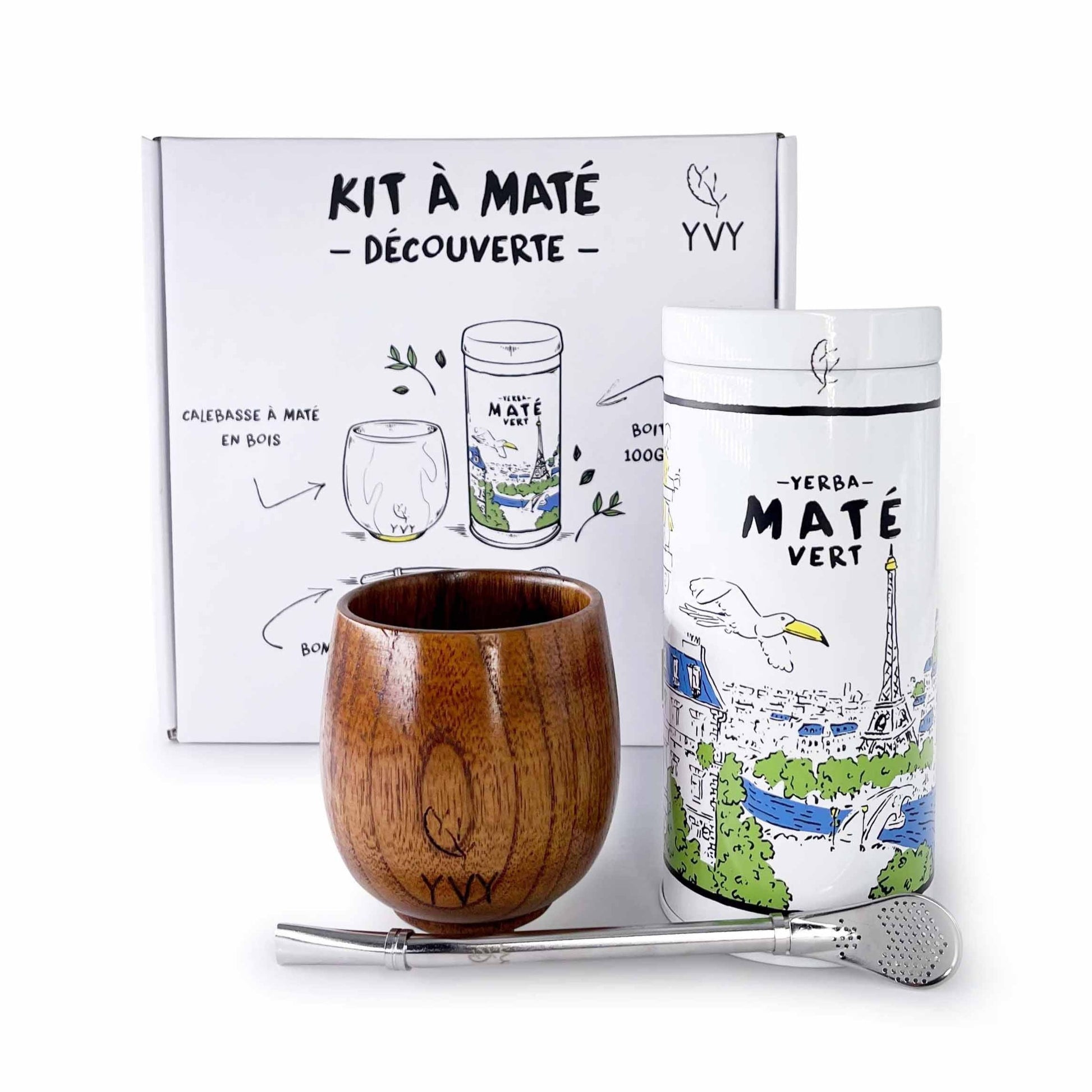 Kit à maté rituel coffret cadeau yvymate