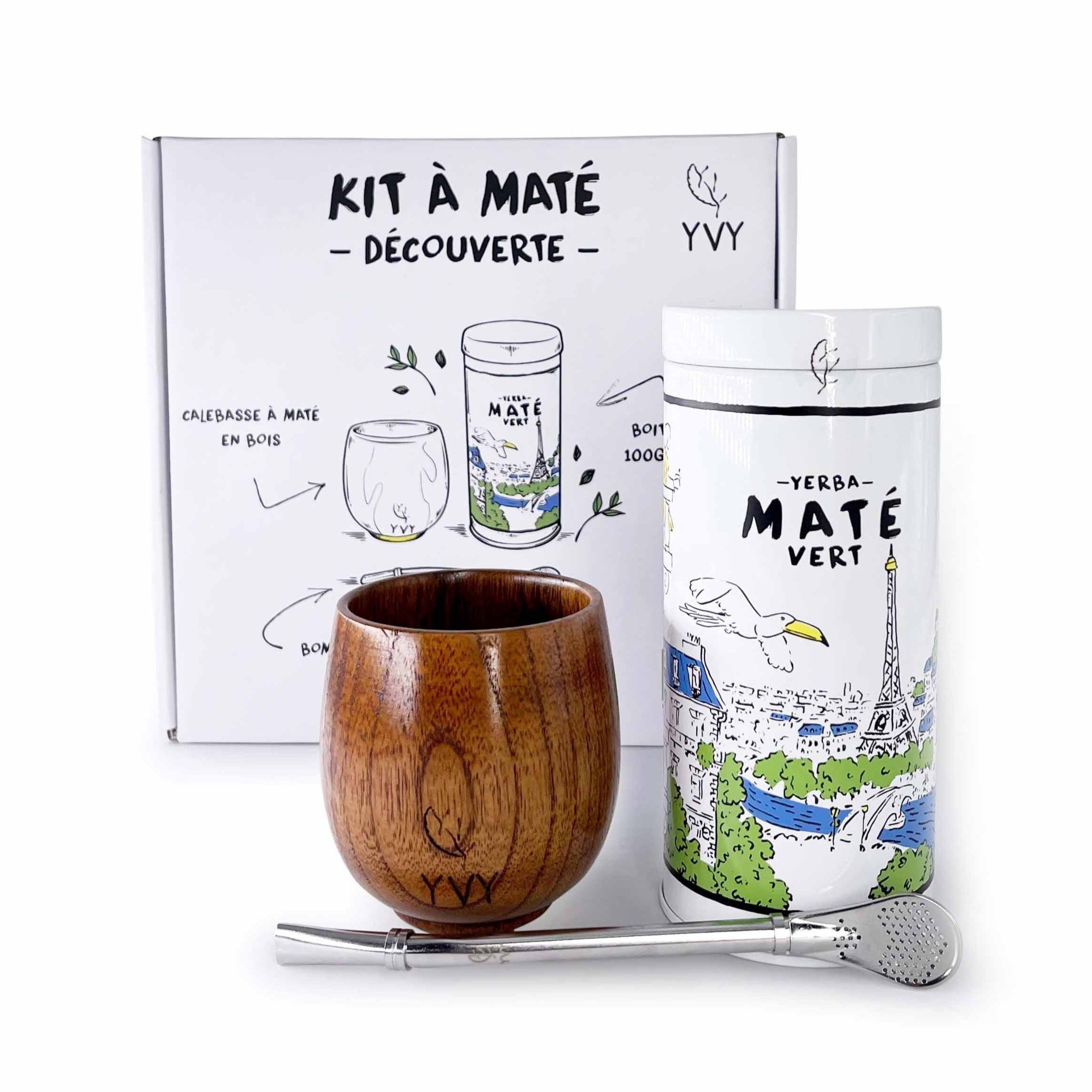 Kit à maté rituel coffret cadeau yvymate