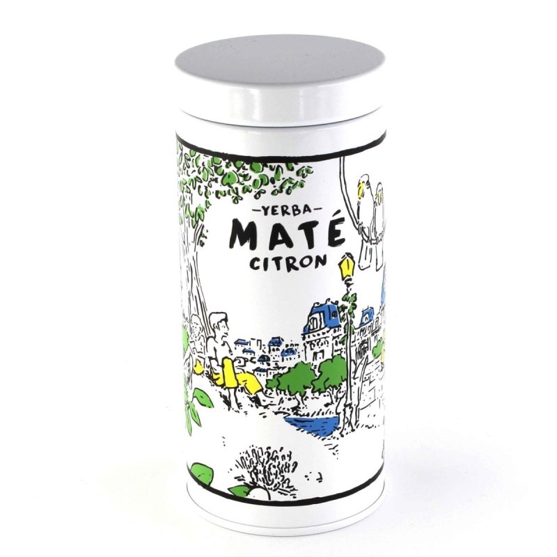 mate boite fer yerba mate bio citron yvy mate