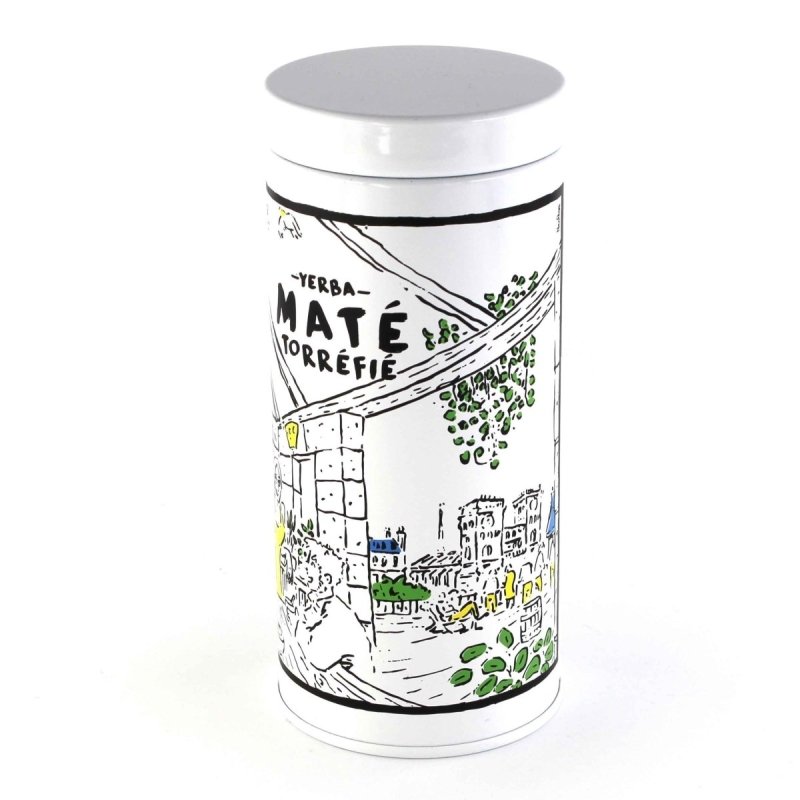 mate boite fer 100g yerba maté bio torrefie yvy mate