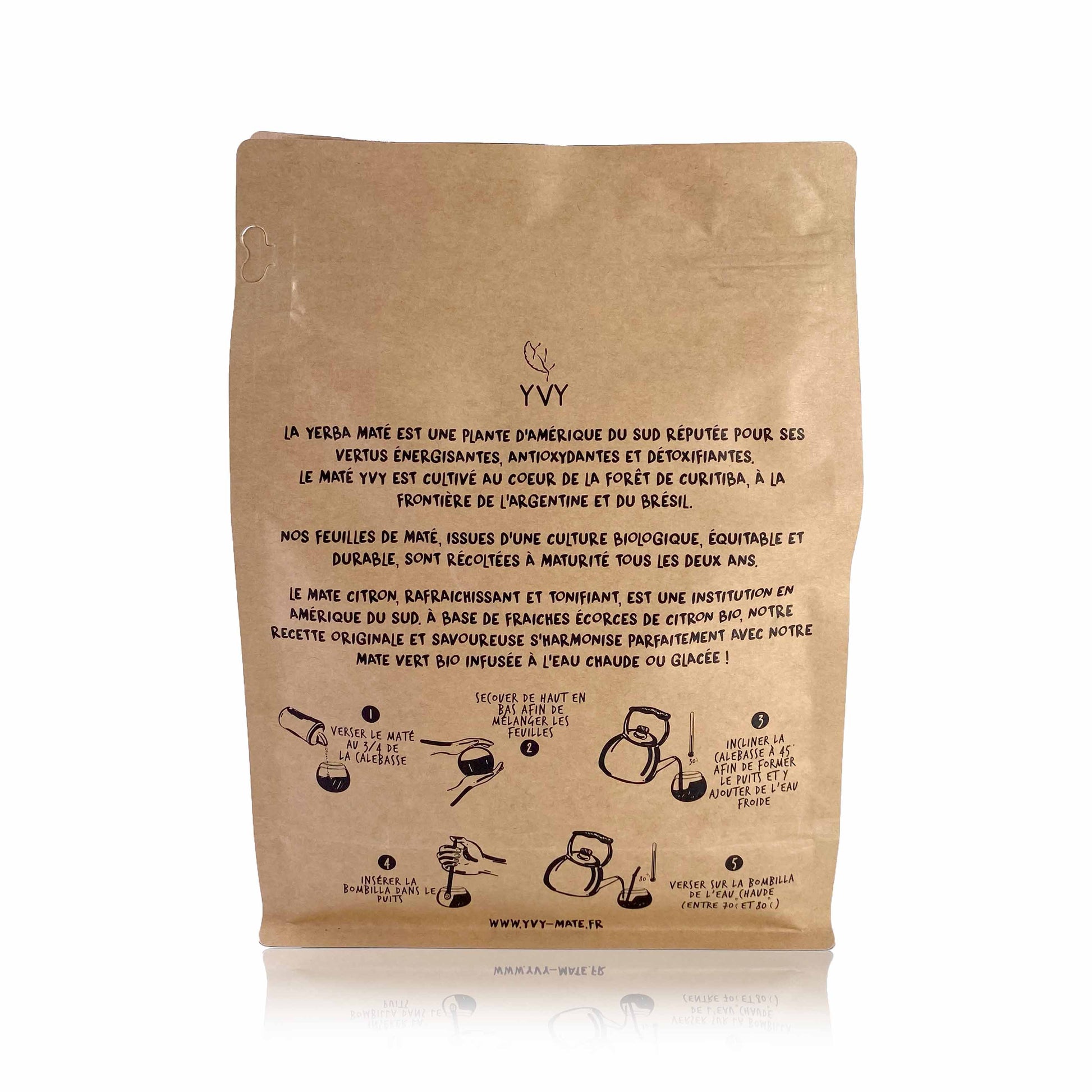 yerba maté citron bio