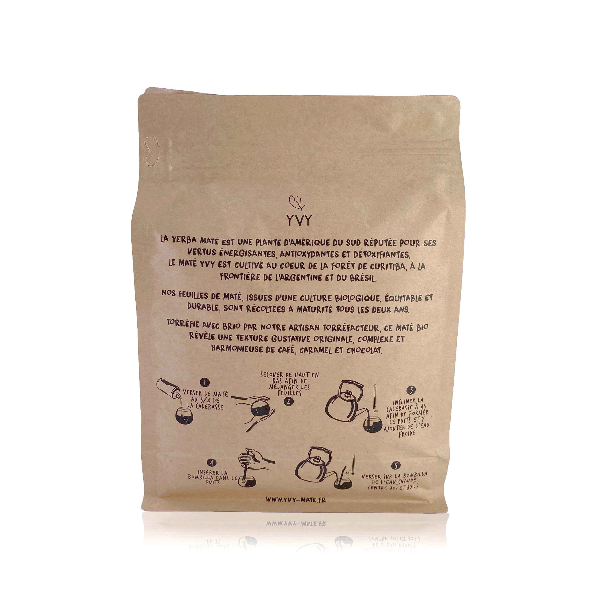 maté bio torréfié yvymaté