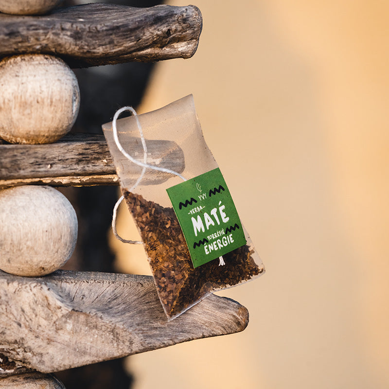 maté sachet infusette biodegradable yerba maté bio torrefie yvy mate