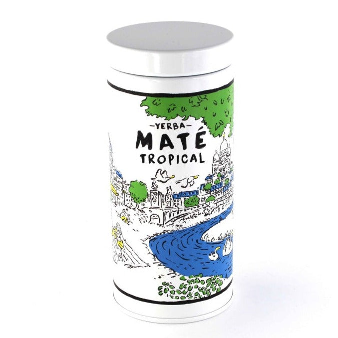 mate tropical fer blanc